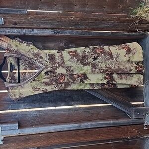 Isabel De Pedro Moss Green Midi Dress, Sz. 8, Pre-loved in Excellent Condition